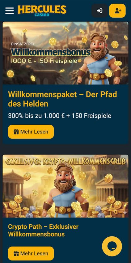 Recensione di Hercules Casino: Bonus di benvenuto, Slot e Pagamenti